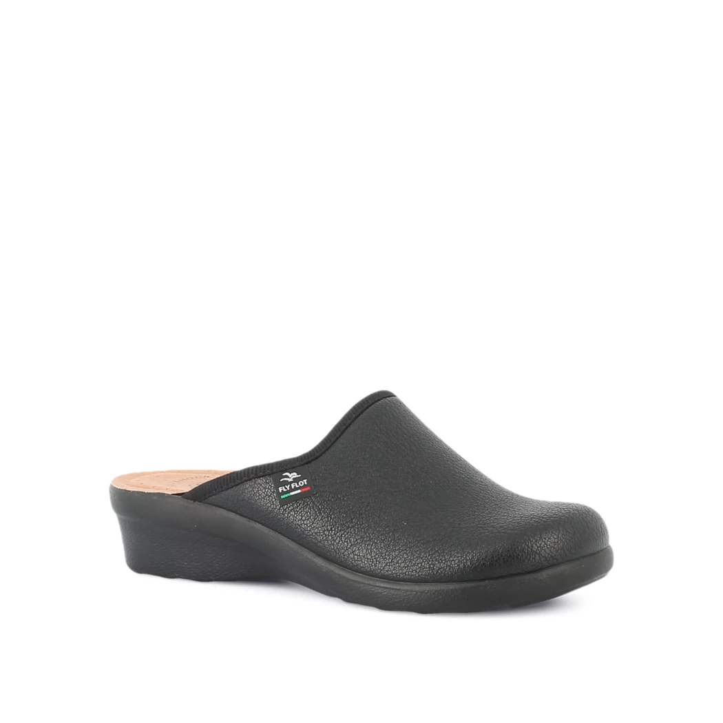 Image (1) de la chaussures Fly Flot - Pantoufles et Chaussons Noir en Cuir