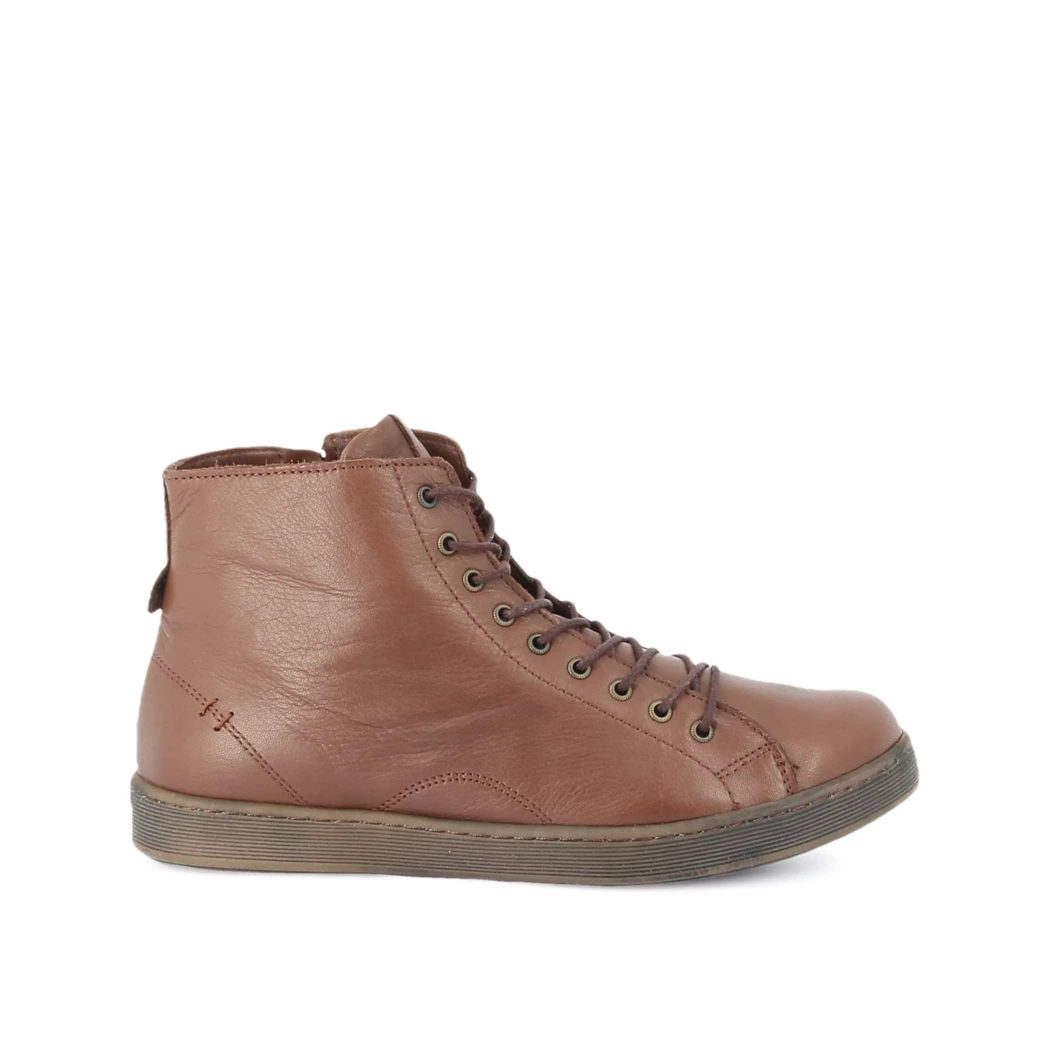 Image (2) de la chaussures Andrea Conti - Bottines Marron en Cuir