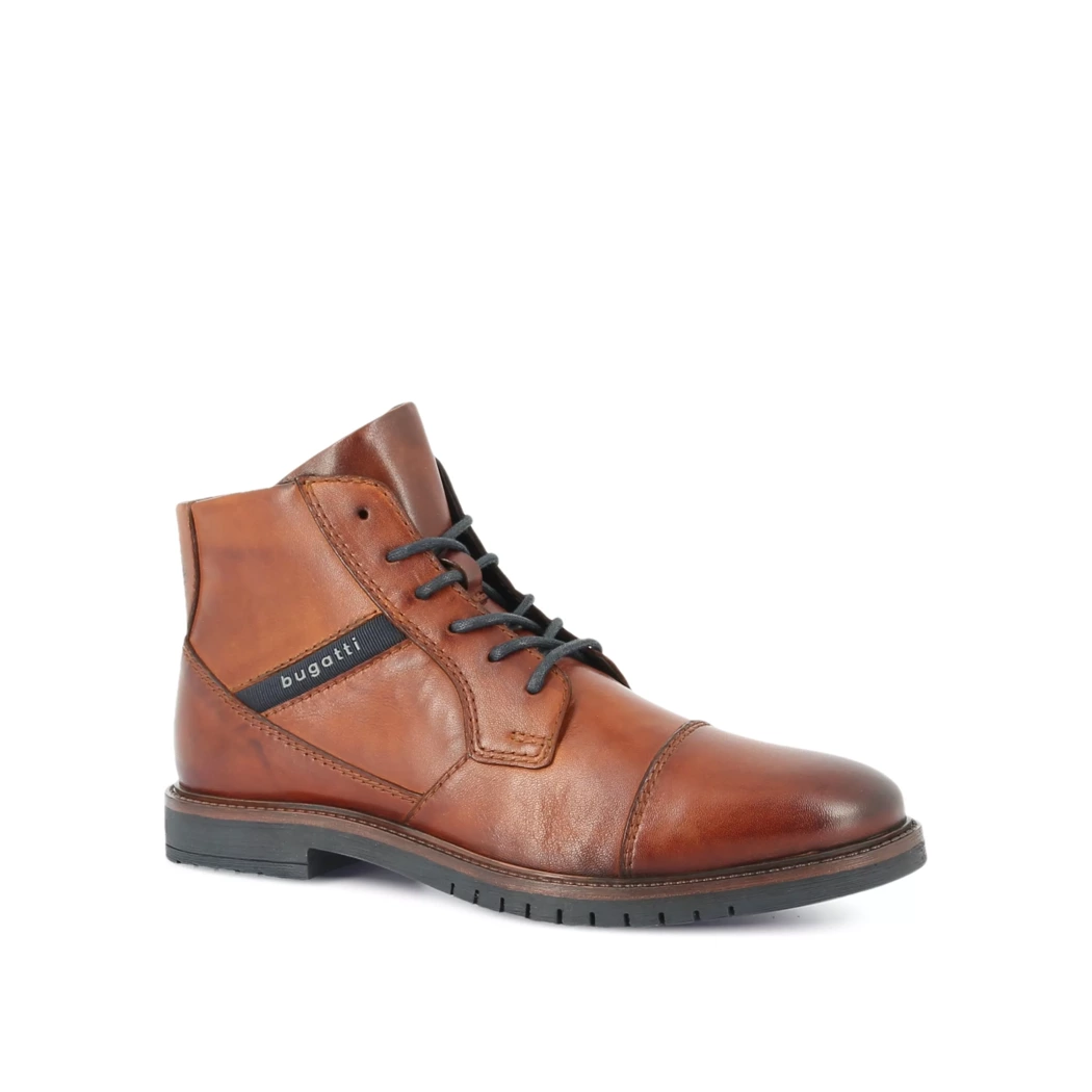 Image (1) de la chaussures Bugatti - Bottines Cuir naturel / Cognac en Cuir