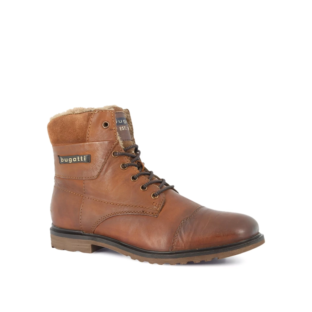 Image (1) de la chaussures Bugatti - Bottines Cuir naturel / Cognac en Cuir