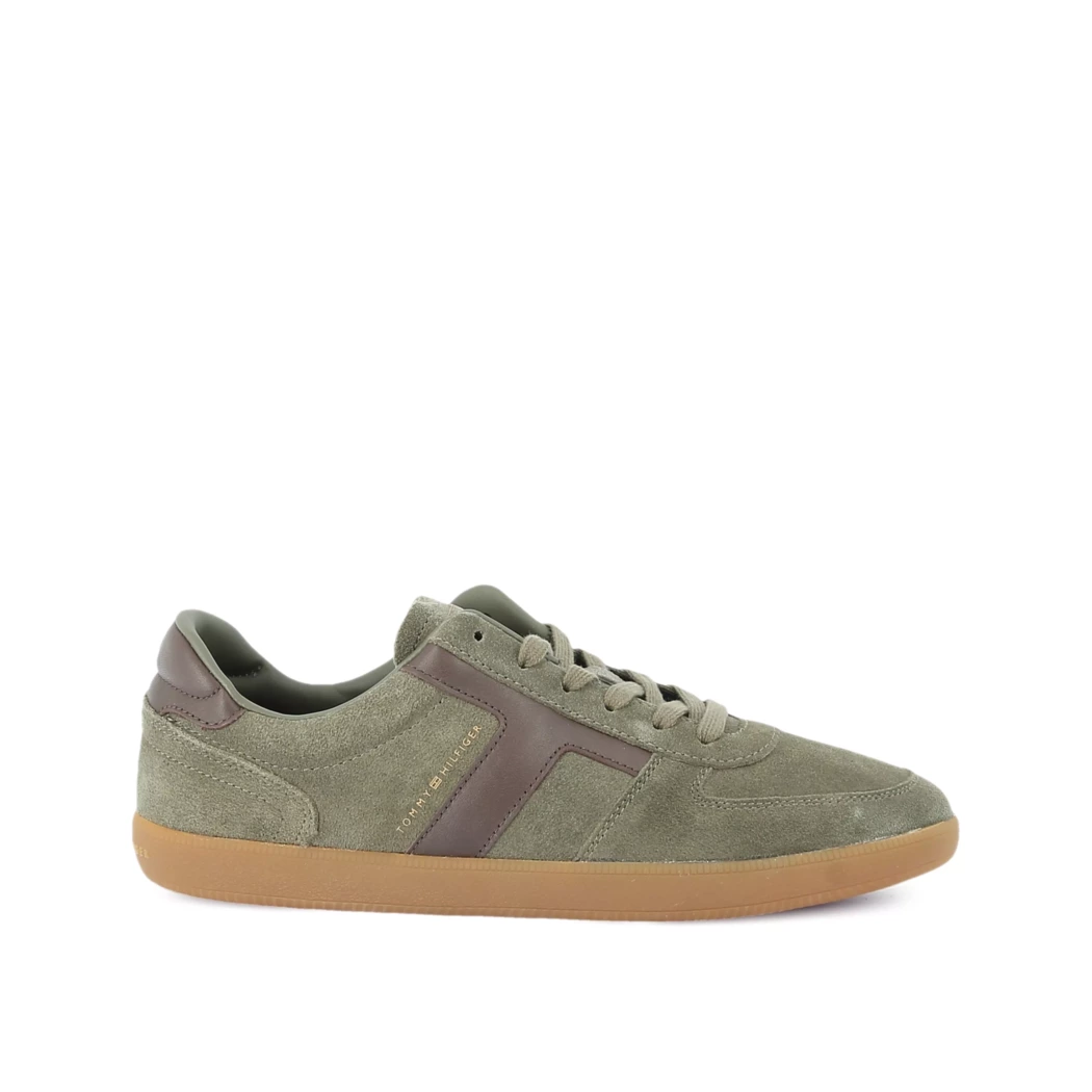 Image (2) de la chaussures Tommy Hilfiger - Baskets Gris en Cuir nubuck