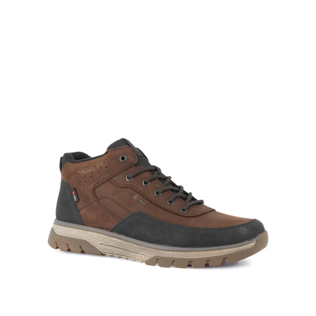 Image (1) de la chaussures Rieker - Bottines Marron en Cuir nubuck