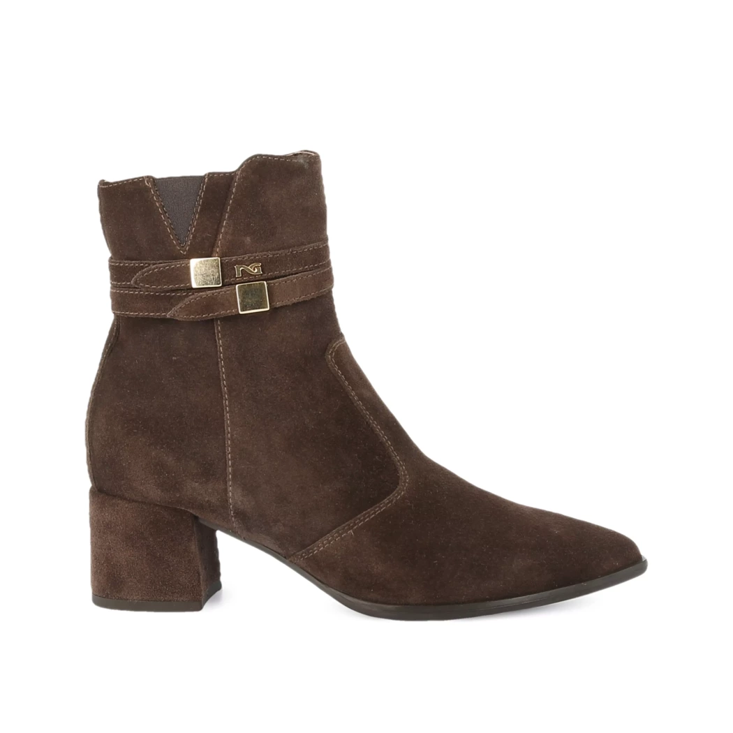 Image (2) de la chaussures Nero Giardini - Boots Marron en Cuir nubuck