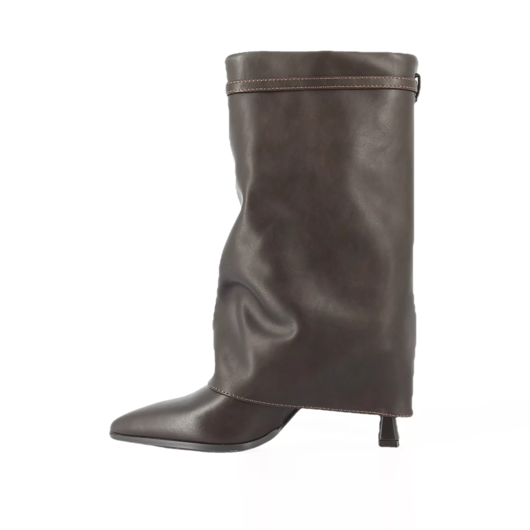 Image (4) de la chaussures Fashion Victim - Boots Marron en Cuir synthétique