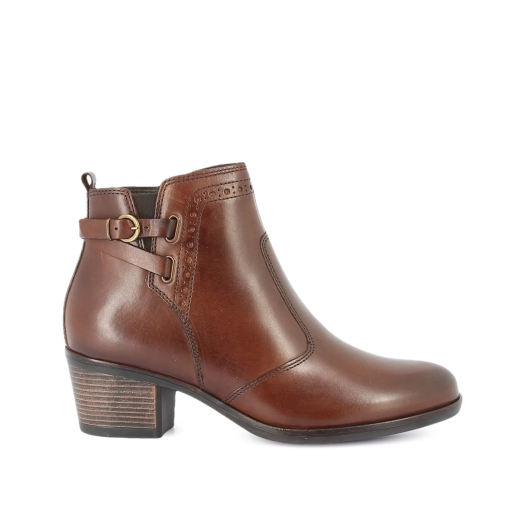 Image (2) de la chaussures Women Office - Boots Cuir naturel / Cognac en Cuir
