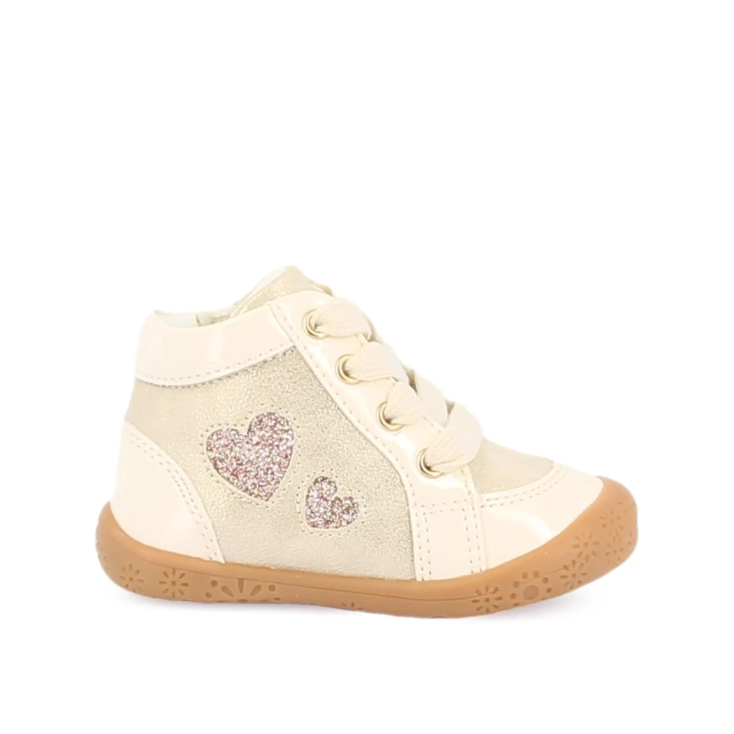 Image (2) de la chaussures Pretty Stories - Bottines Beige en Cuir synthétique