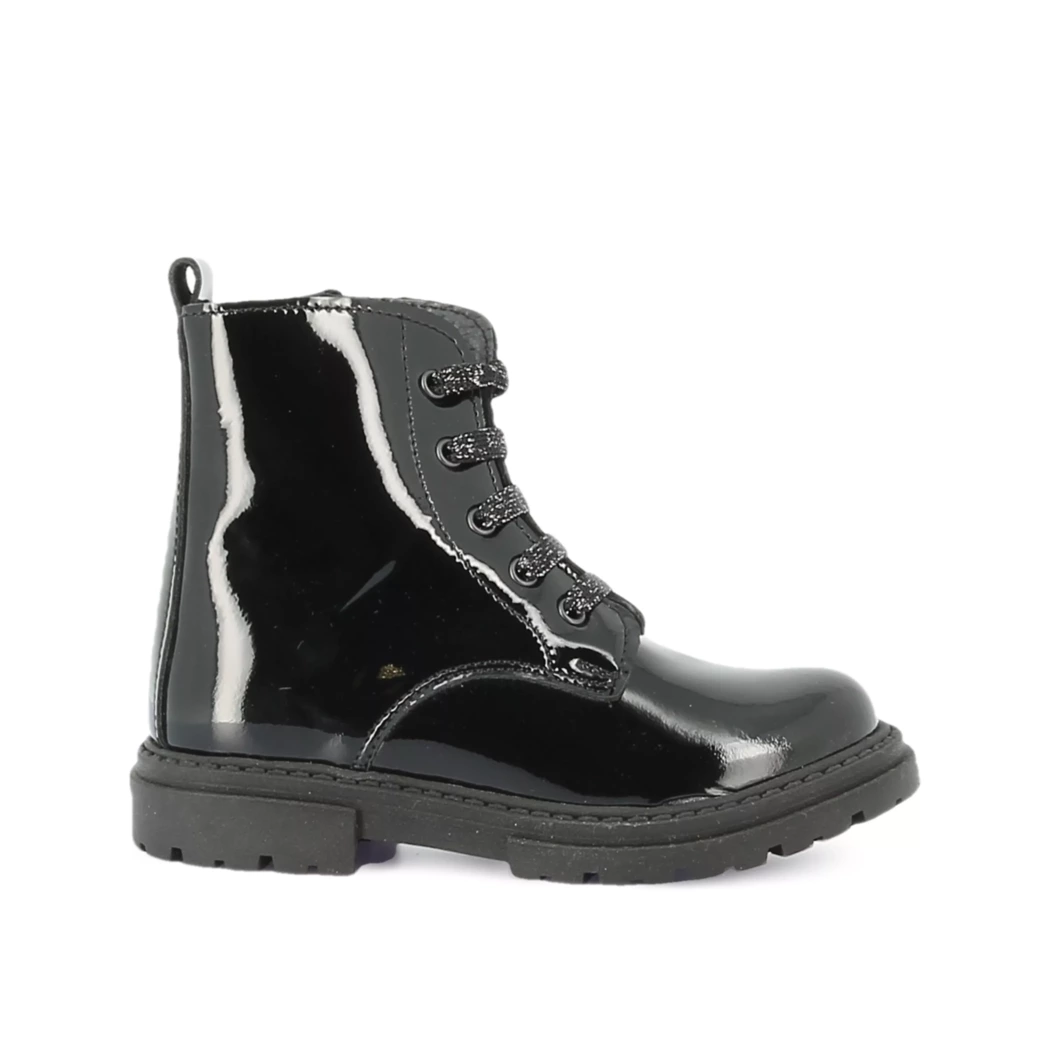 Image (2) de la chaussures Pretty Shoes - Bottines Noir en Cuir vernis