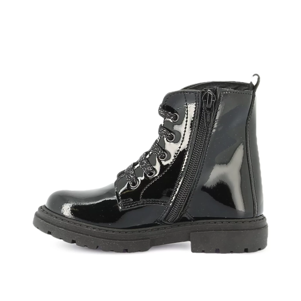 Image (4) de la chaussures Pretty Shoes - Bottines Noir en Cuir vernis