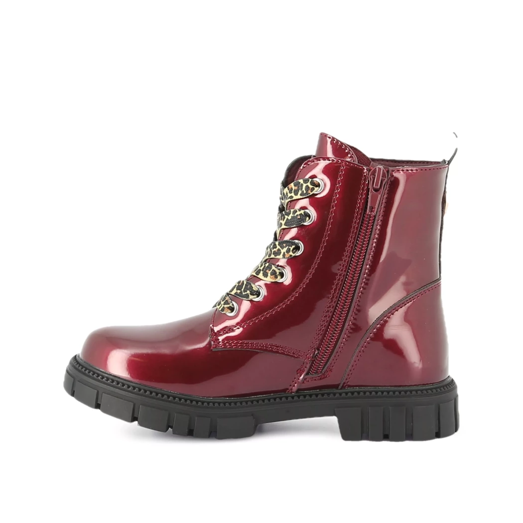 Image (4) de la chaussures Conguitos - Bottines Bordeaux en Cuir synthétique