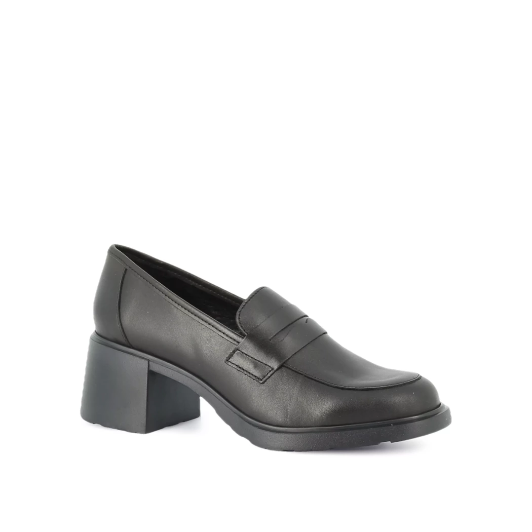 Image (1) de la chaussures Women Office - Mocassins Noir en Cuir