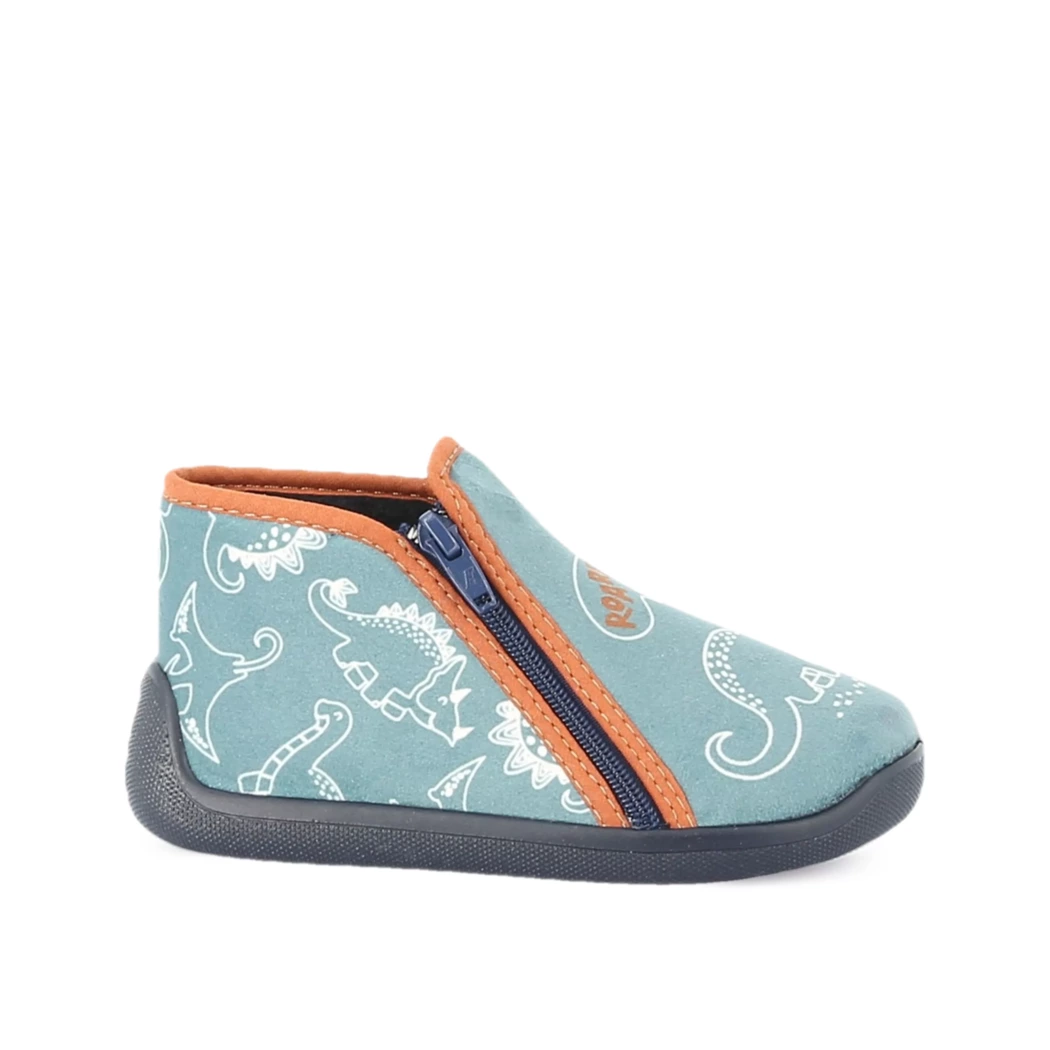 Image (2) de la chaussures Bossi - Pantoufles et Chaussons Bleu en Textile