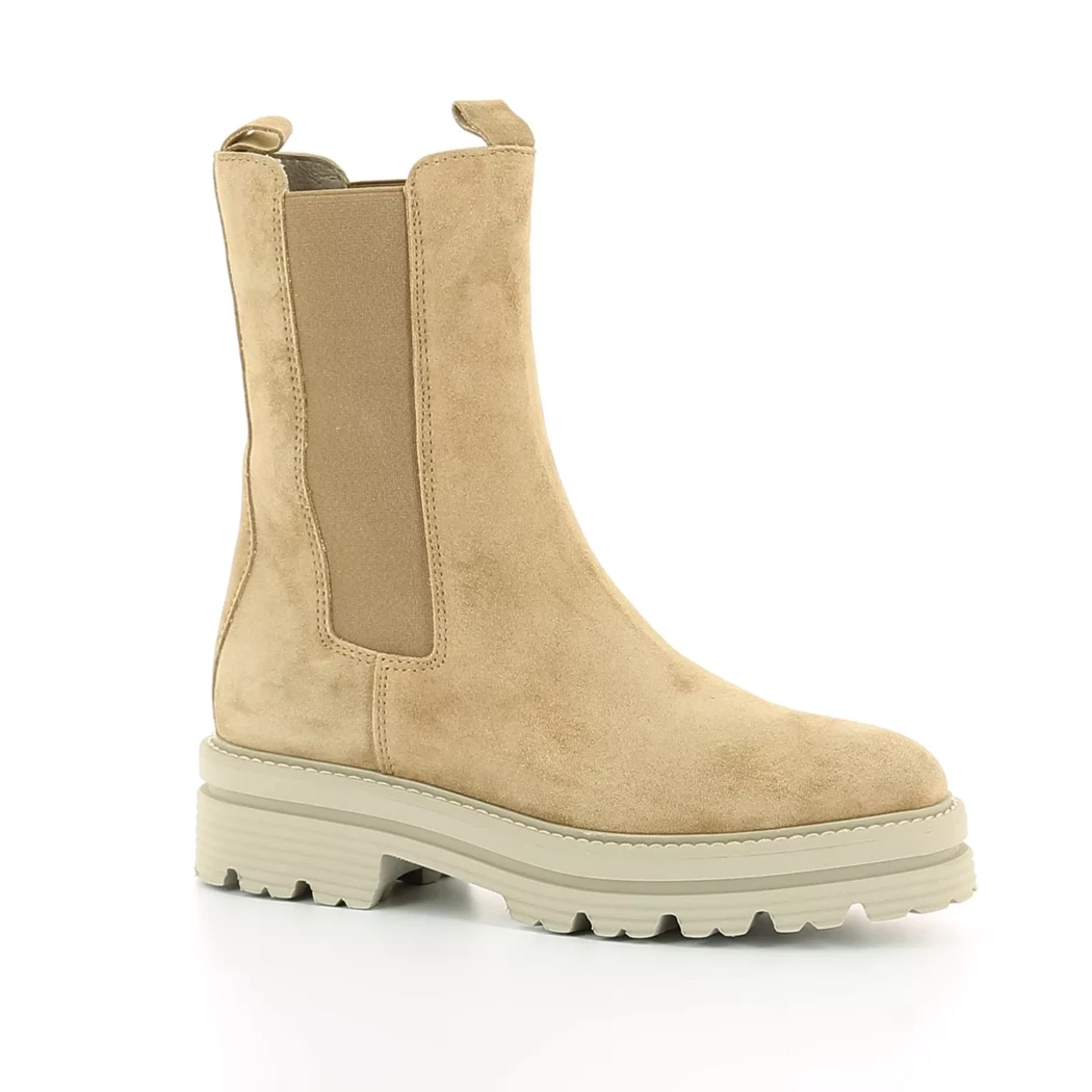 Image (1) de la chaussures Alpe - Boots Beige en Cuir nubuck