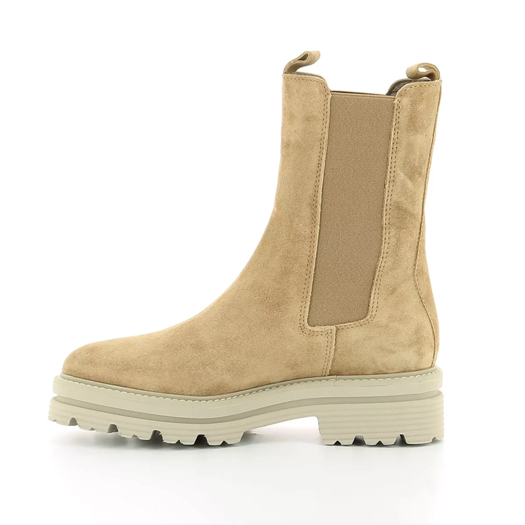 Image (4) de la chaussures Alpe - Boots Beige en Cuir nubuck