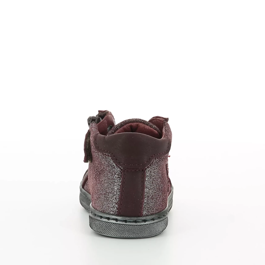 Image (3) de la chaussures Gazzoli - Bottines Bordeaux en Cuir
