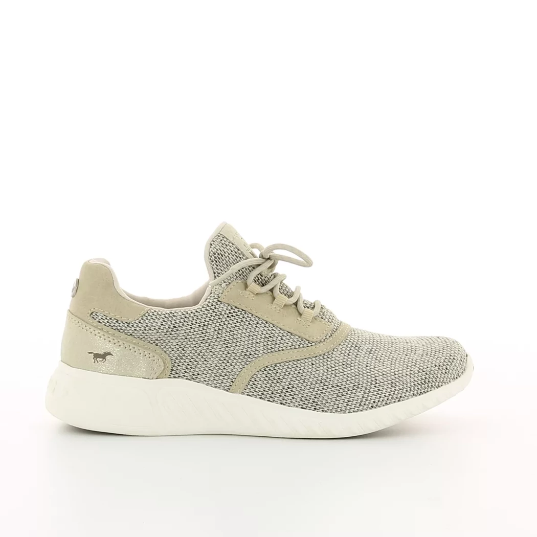 Image (2) de la chaussures Mustang - Baskets Beige en Textile