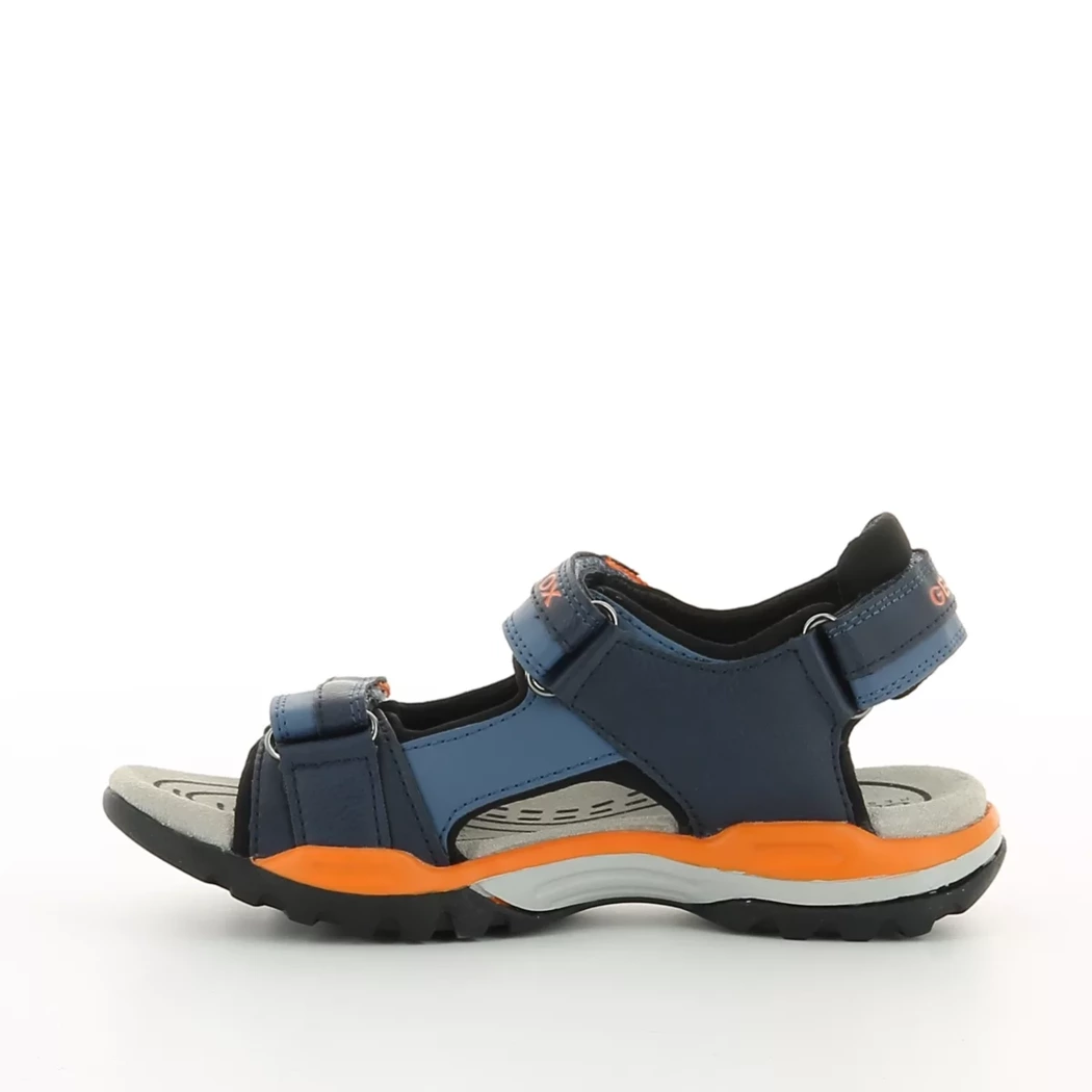 Image (4) de la chaussures Geox - Sandales et Nu-Pieds Bleu en Cuir synthétique