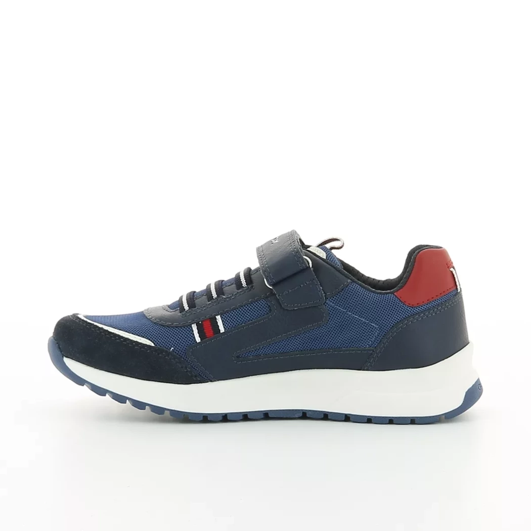 Image (4) de la chaussures Geox - Baskets Bleu en Multi-Matières