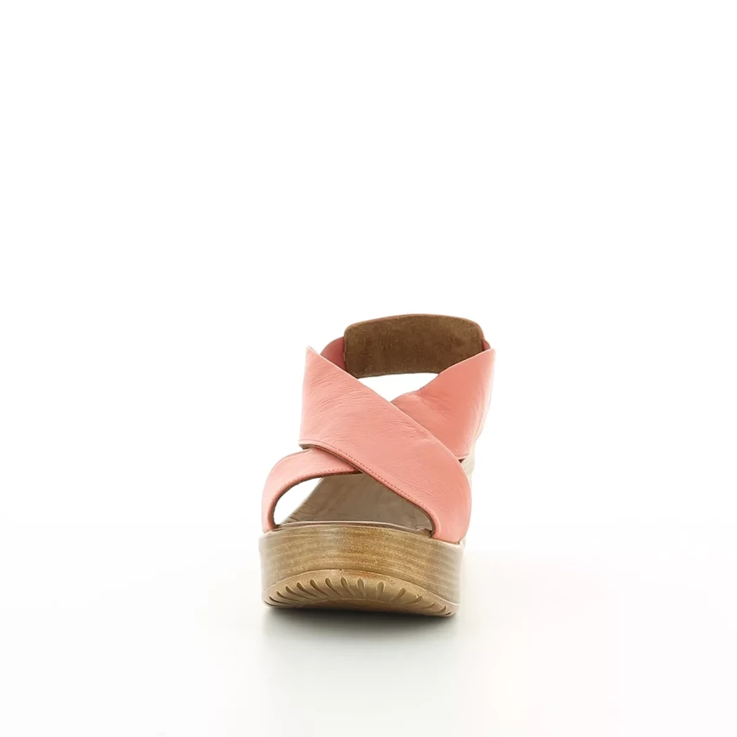 Image (5) de la chaussures Bueno - Sandales et Nu-Pieds Rouge en Cuir