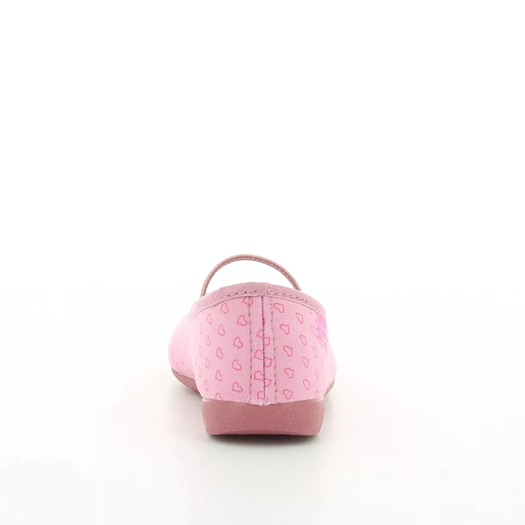 Image (3) de la chaussures La Maison de l'Espadrille - Pantoufles et Chaussons Rose en Textile