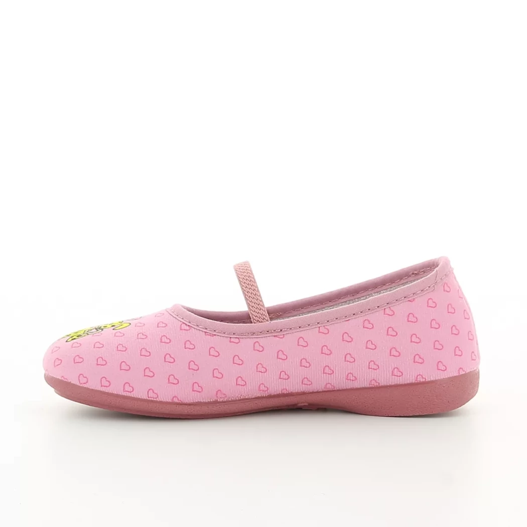 Image (4) de la chaussures La Maison de l'Espadrille - Pantoufles et Chaussons Rose en Textile