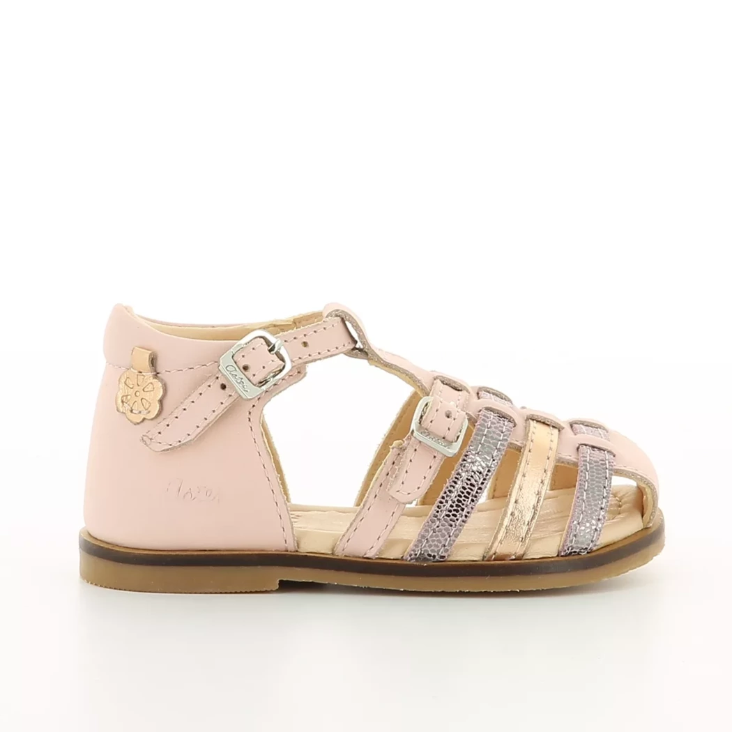 Image (2) de la chaussures Aster - Sandales et Nu-Pieds Rose en Cuir