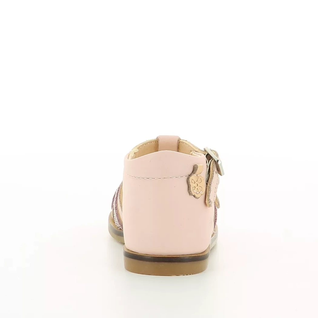 Image (3) de la chaussures Aster - Sandales et Nu-Pieds Rose en Cuir