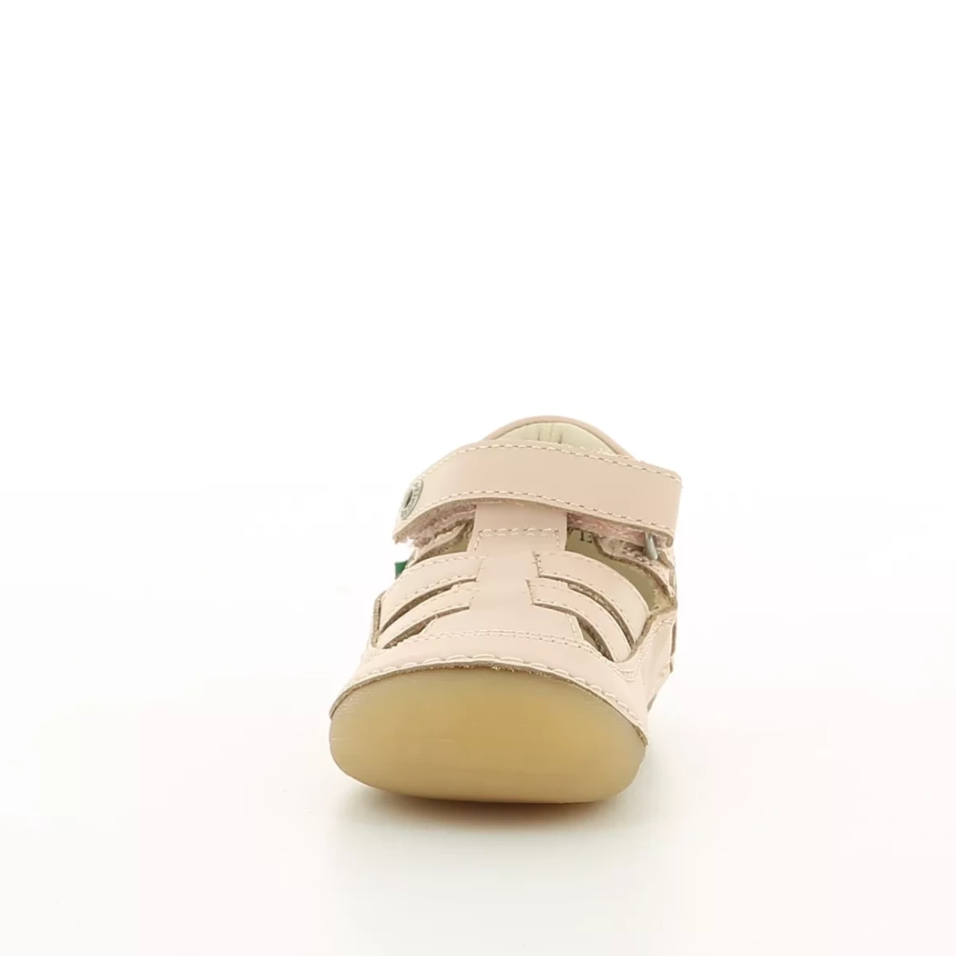 Image (5) de la chaussures Kickers - Bottines ouvertes Rose en Cuir