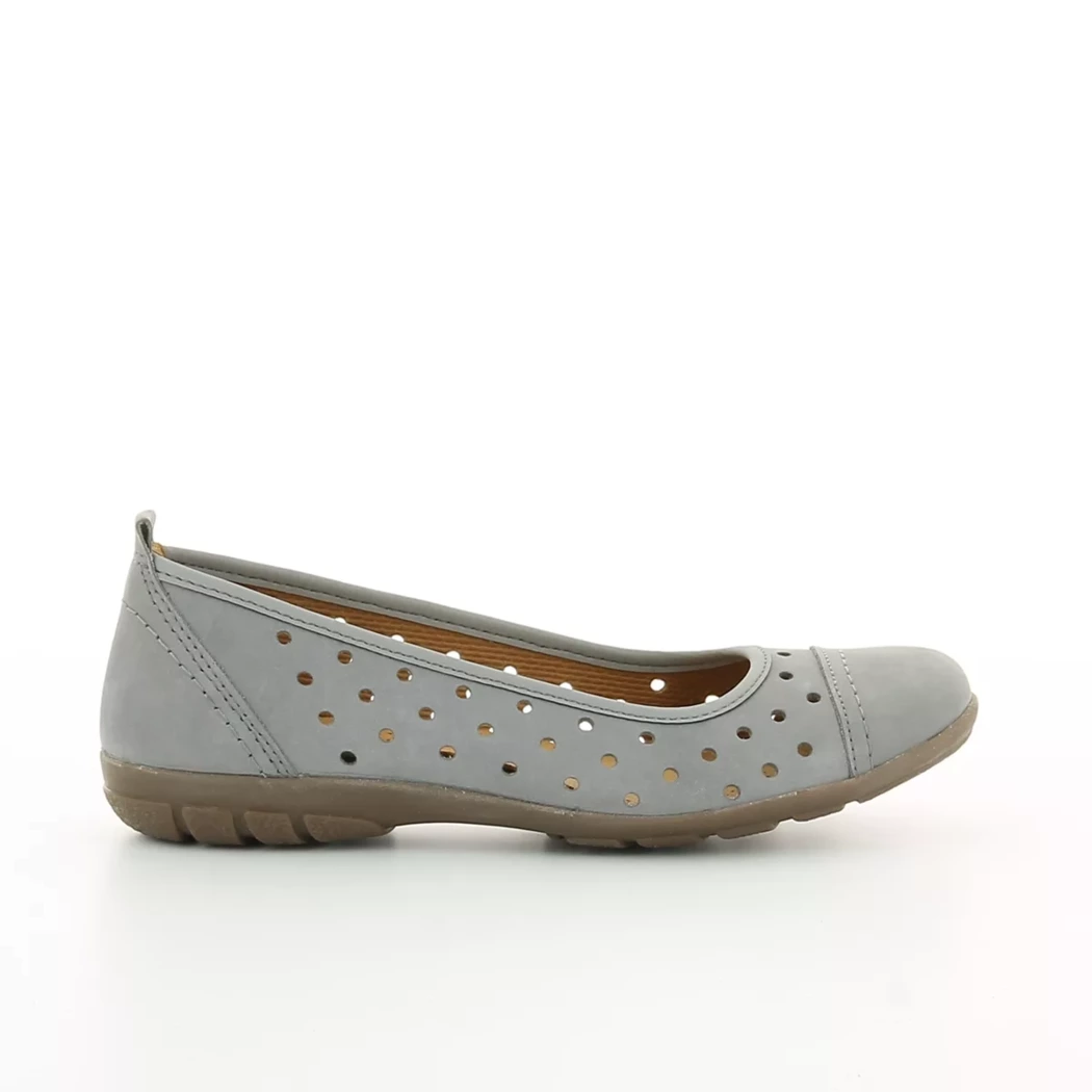 Image (2) de la chaussures Sens - Ballerines Gris en Cuir nubuck