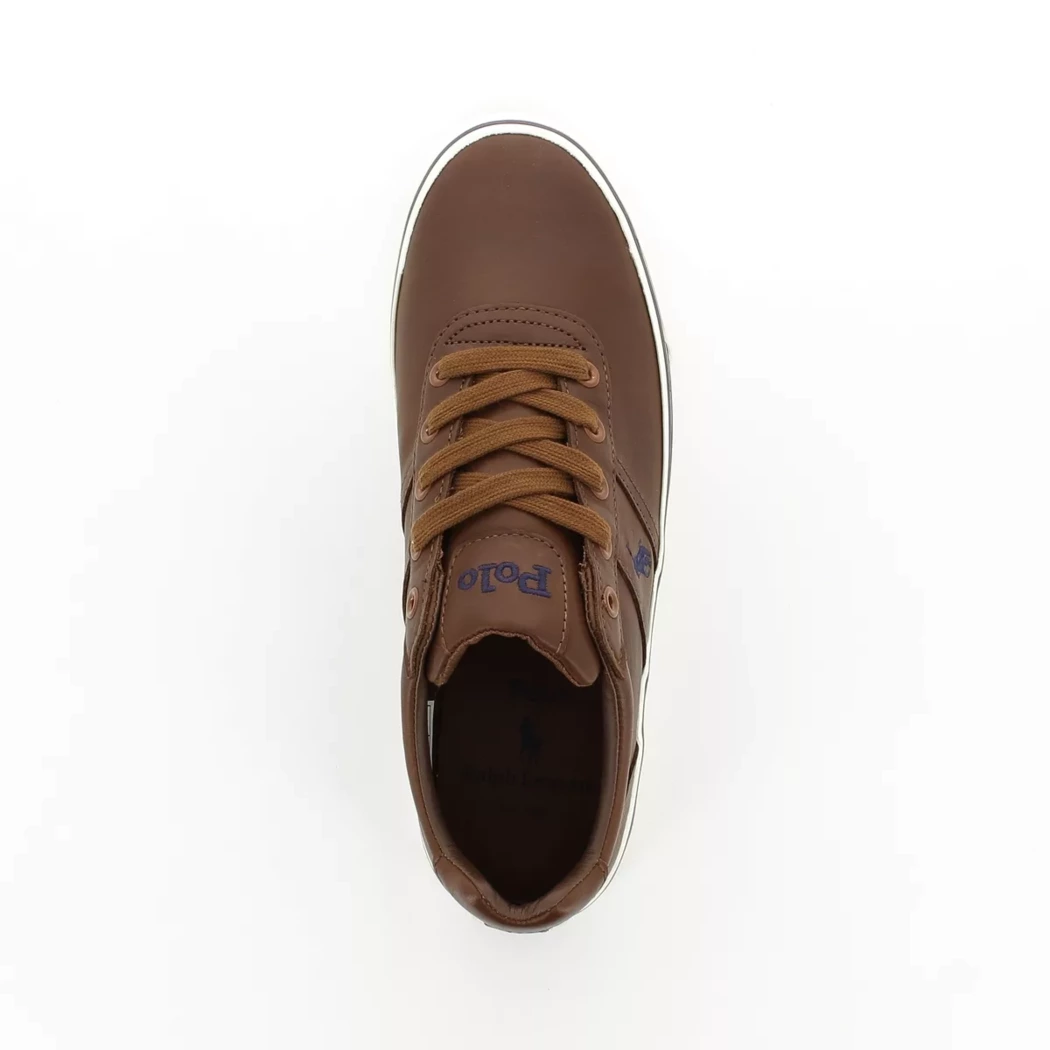 Image (6) de la chaussures Ralph Lauren - Baskets Cuir naturel / Cognac en Cuir