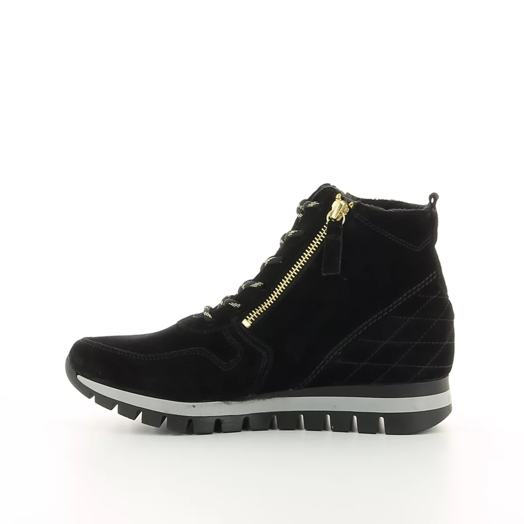 Image (4) de la chaussures Gabor - Bottines Noir en Cuir nubuck