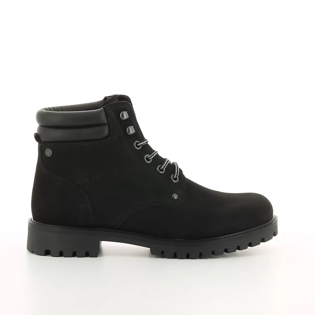 Image (2) de la chaussures Jack & Jones - Bottines Noir en Cuir nubuck