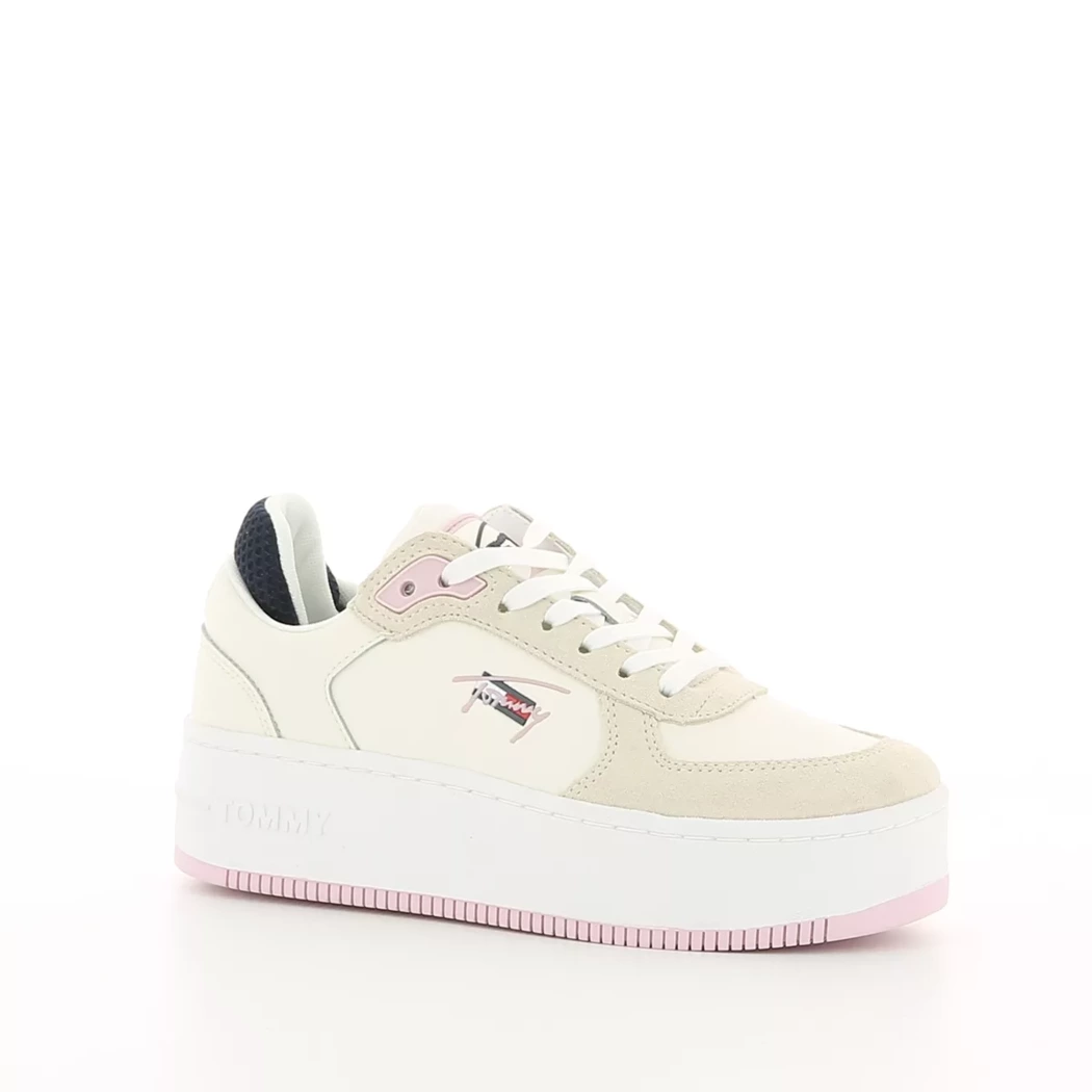 Image (1) de la chaussures Tommy jeans - Baskets Beige en Cuir Image (1) de la chaussures Tommy jeans - Baskets Beige en Cuir
