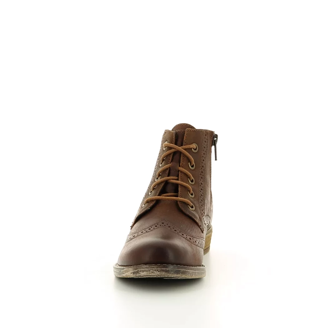 Image (5) de la chaussures Josef Seibel - Bottines Cuir naturel / Cognac en Cuir