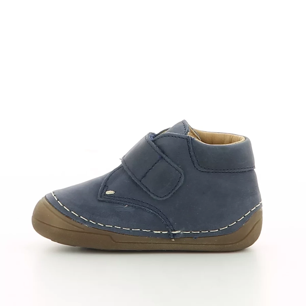 Image (4) de la chaussures Bopy - Bottines Bleu en Cuir nubuck