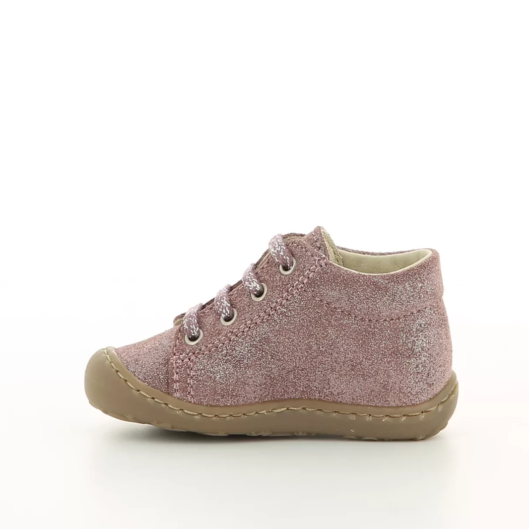 Image (4) de la chaussures Bopy - Bottines Rose en Cuir nubuck