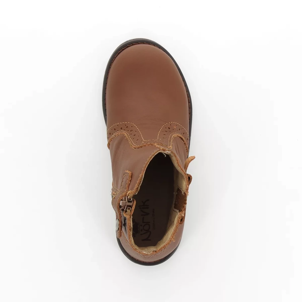 Image (6) de la chaussures Norvik - Boots Cuir naturel / Cognac en Cuir