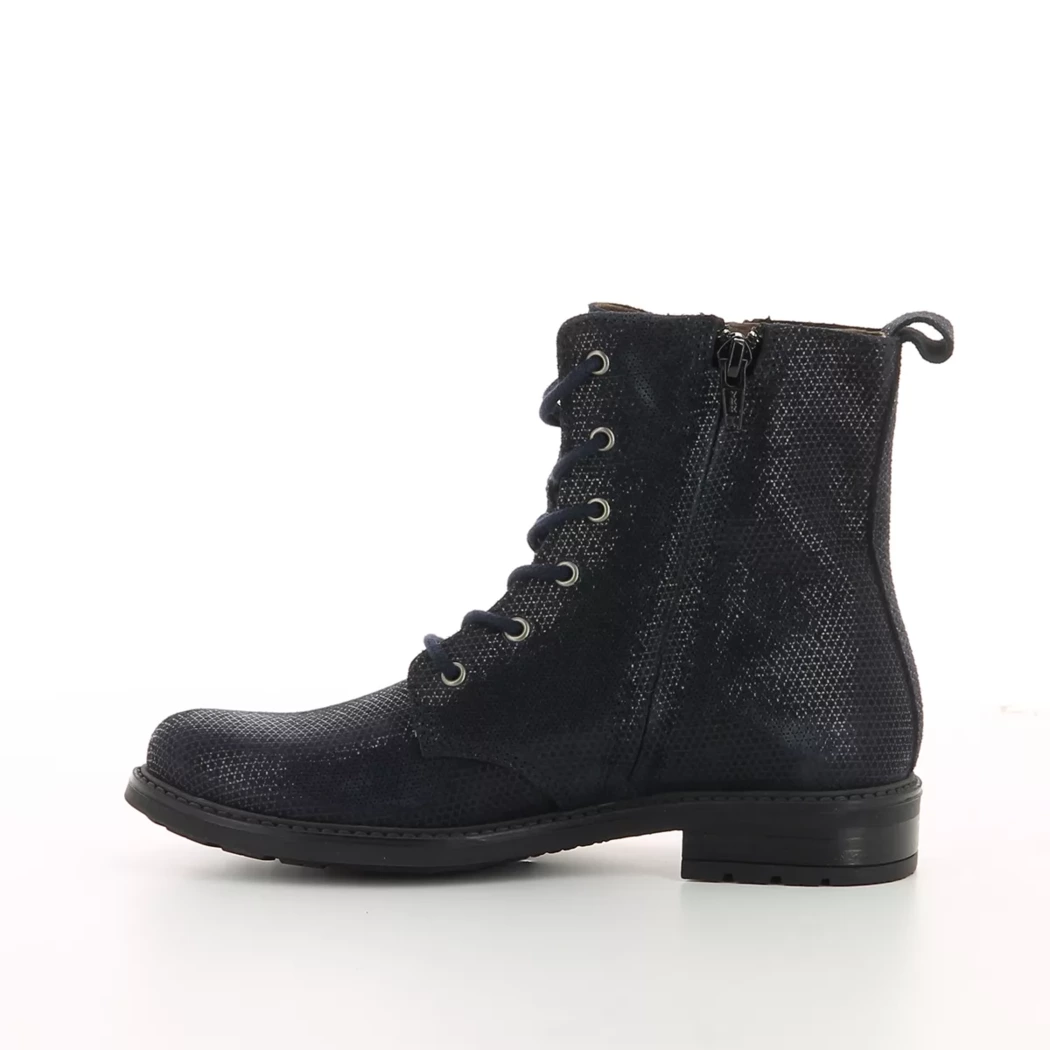 Image (4) de la chaussures Bellamy - Bottines Bleu en Cuir nubuck