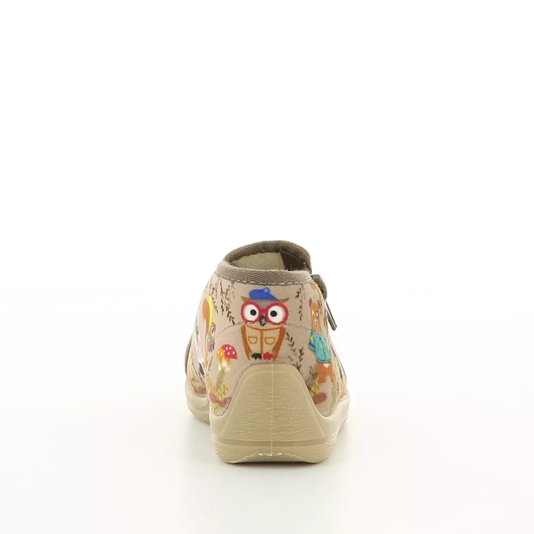 Image (3) de la chaussures Bellamy - Pantoufles et Chaussons Beige en Textile