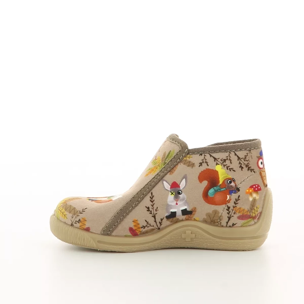 Image (4) de la chaussures Bellamy - Pantoufles et Chaussons Beige en Textile