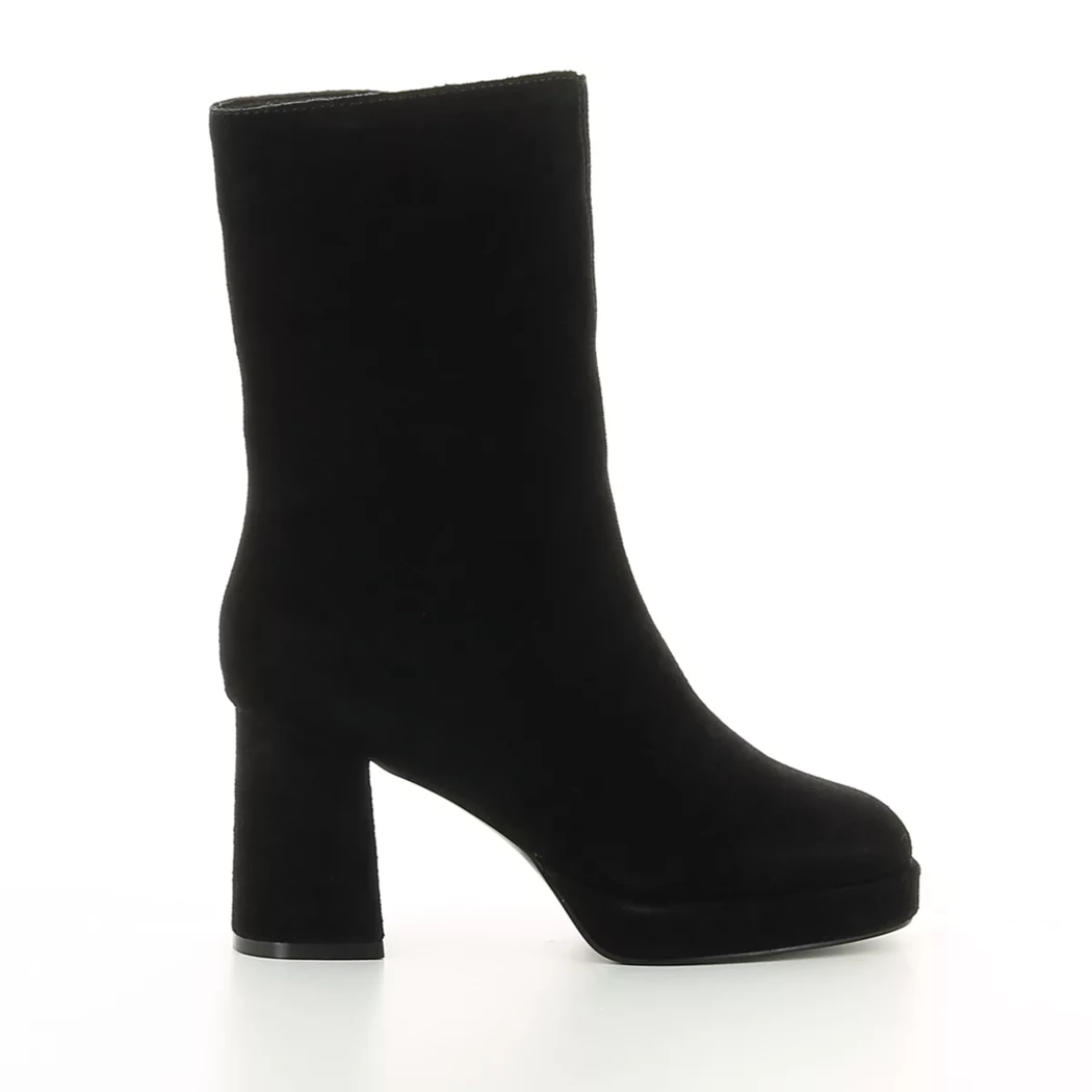 Image (2) de la chaussures Poelman - Boots Noir en Cuir nubuck