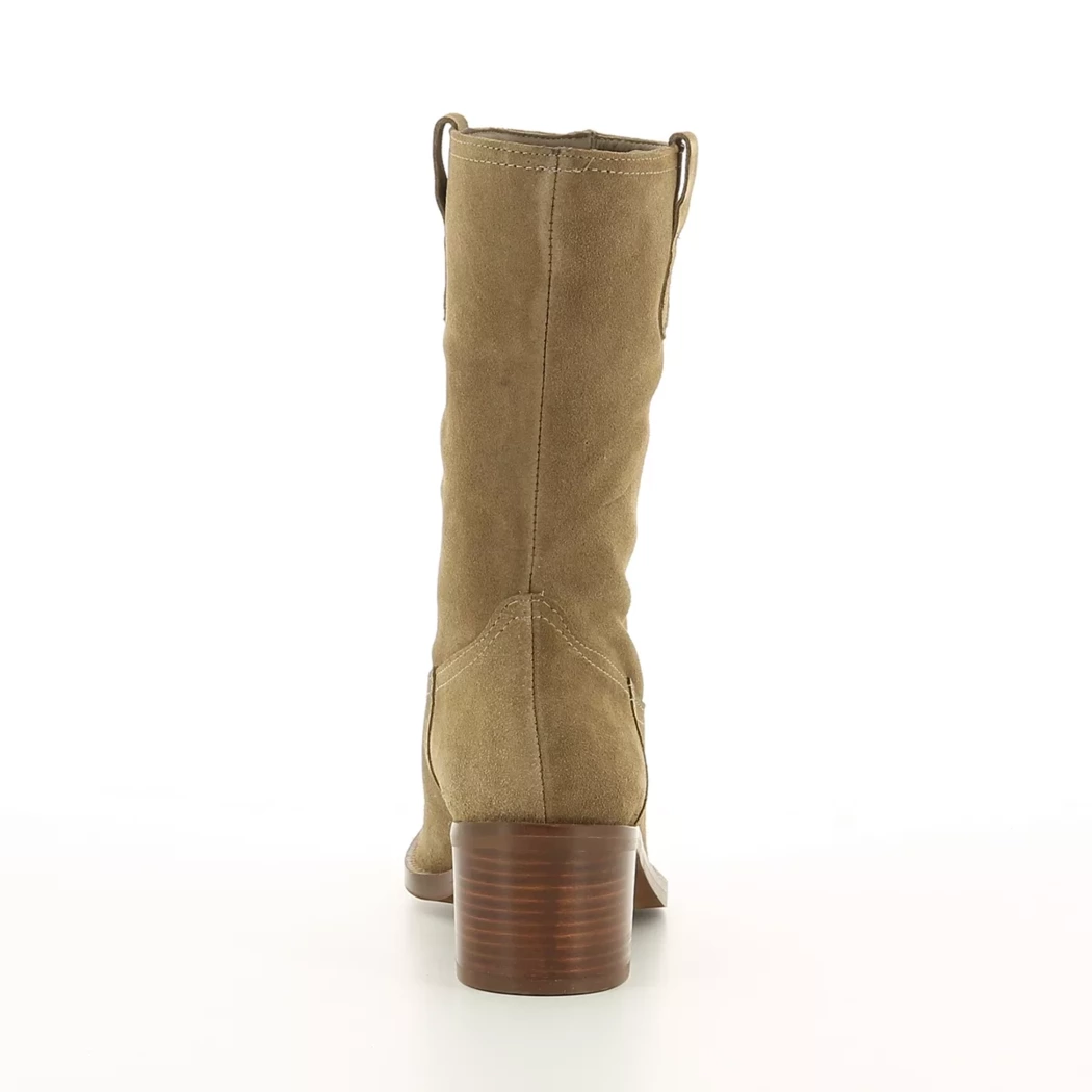 Image (3) de la chaussures Patricia Miller - Boots Taupe en Cuir nubuck