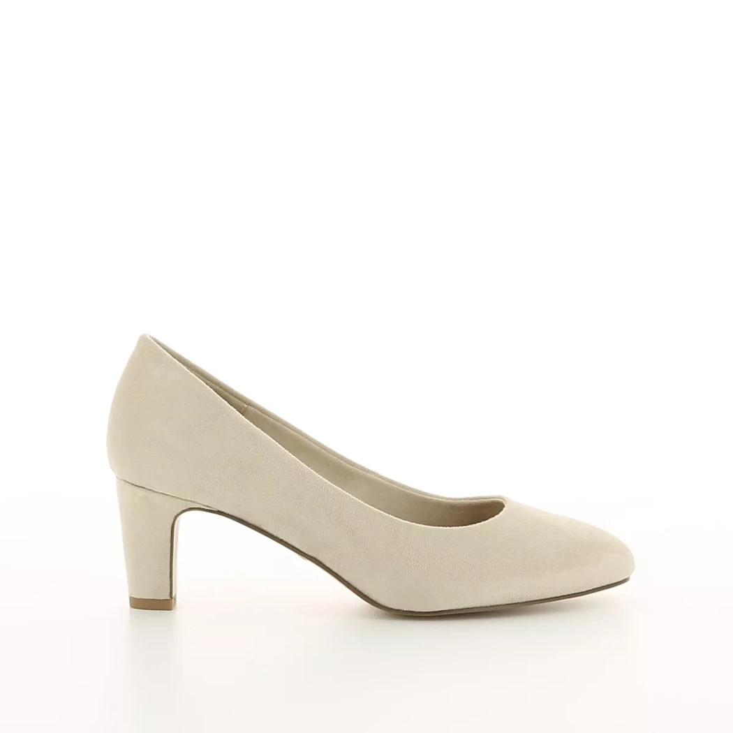 Image (2) de la chaussures Tamaris - Escarpins Beige en Cuir synthétique Image (2) de la chaussures Tamaris - Escarpins Beige en Cuir synthétique
