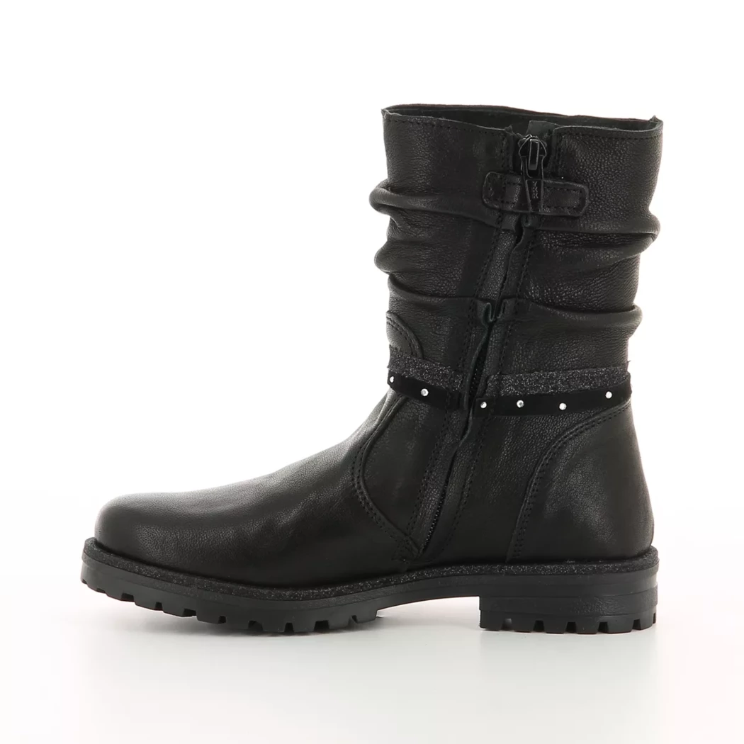 Image (4) de la chaussures Gazzoli - Boots Noir en Cuir