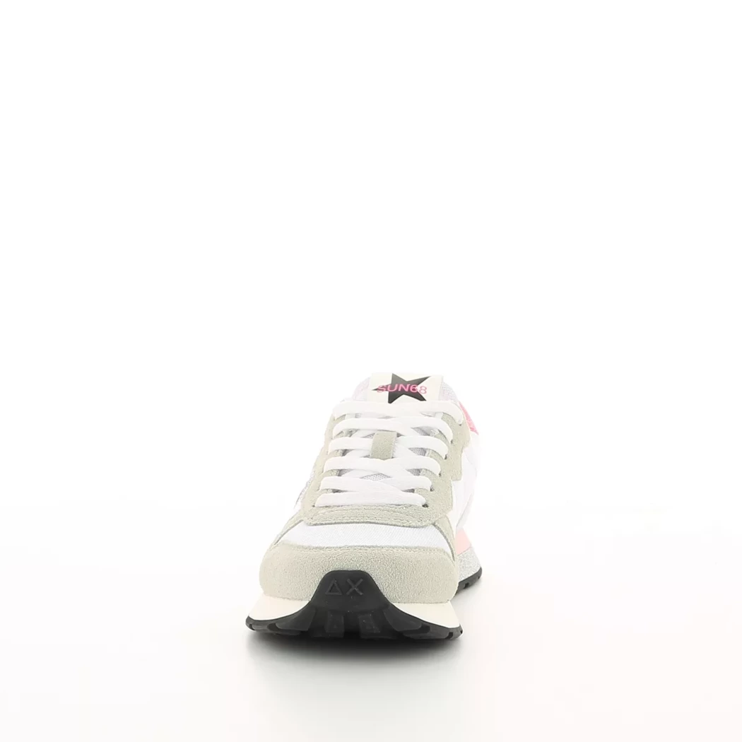 Image (5) de la chaussures Sun68 - Baskets Blanc en Cuir nubuck