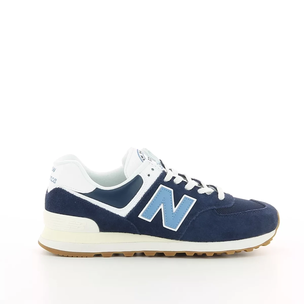 Image (2) de la chaussures New Balance - Baskets Bleu en Cuir nubuck