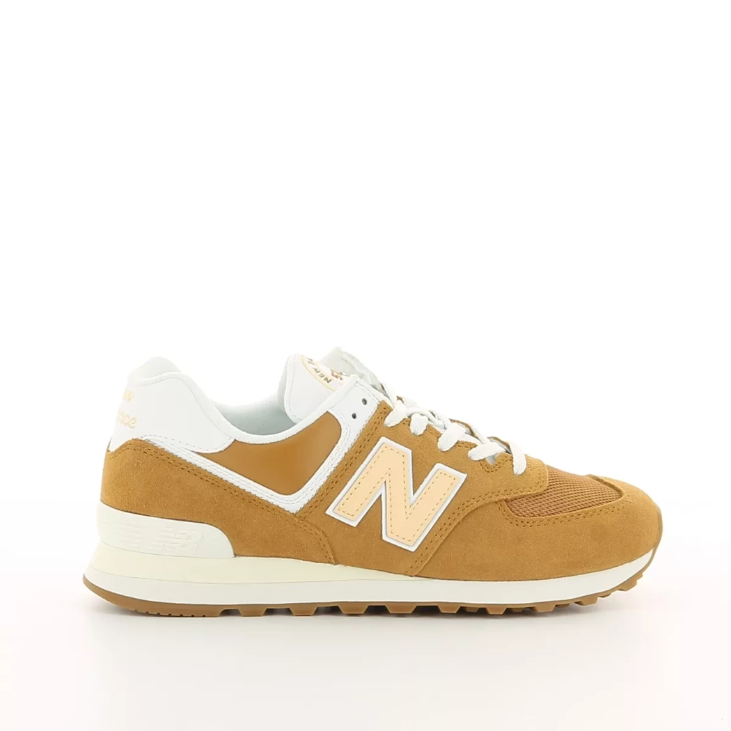 Image (2) de la chaussures New Balance - Baskets Cuir naturel / Cognac en Cuir nubuck