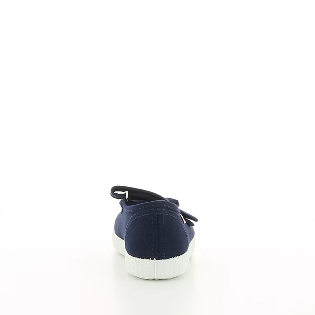 Image (3) de la chaussures Cienta - Ballerines Bleu en Textile