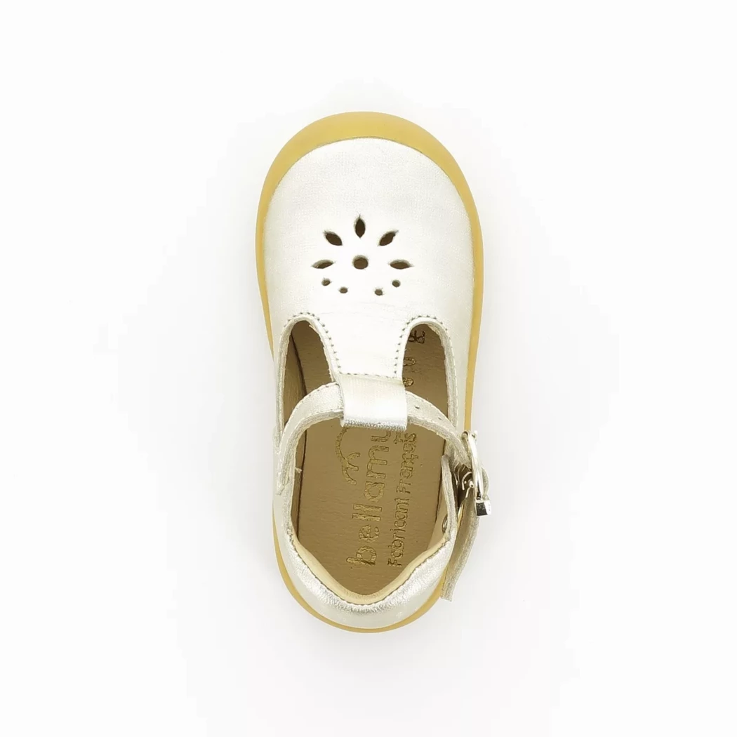 Image (6) de la chaussures Bellamy - Bottines ouvertes Or / Bronze / Platine en Cuir
