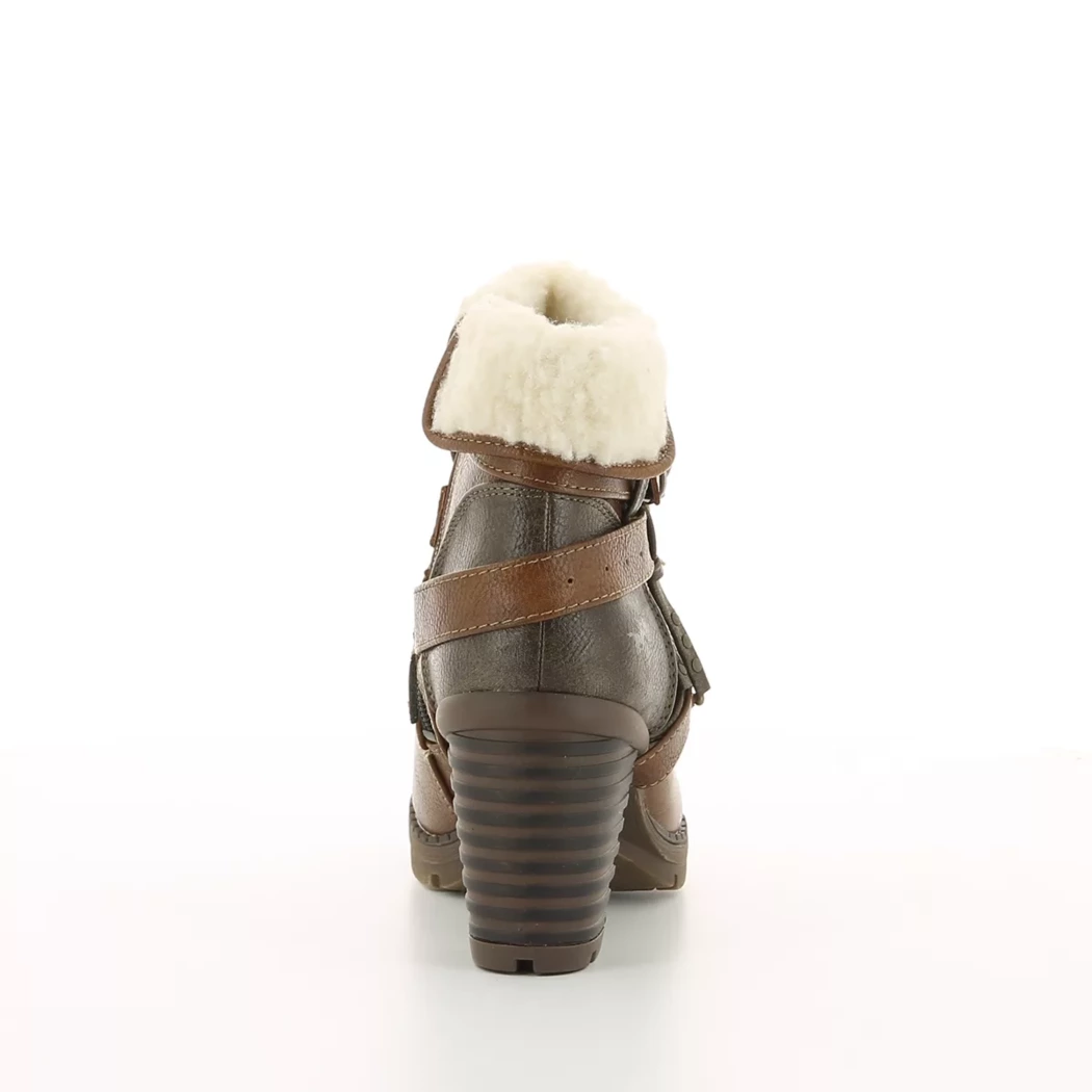 Image (3) de la chaussures Mustang - Boots Cuir naturel / Cognac en Cuir