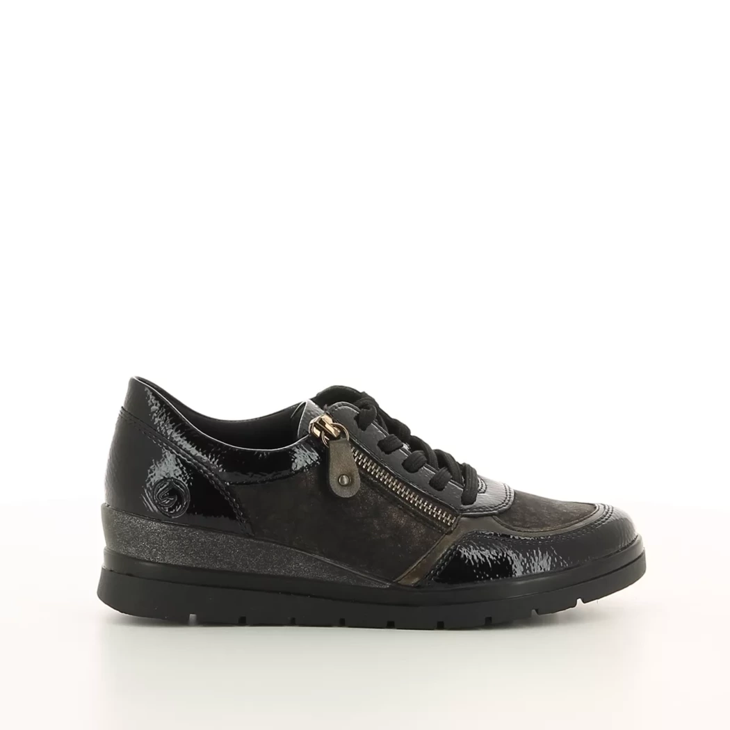 Image (2) de la chaussures Remonte - Chaussures à lacets Noir en Multi-Matières